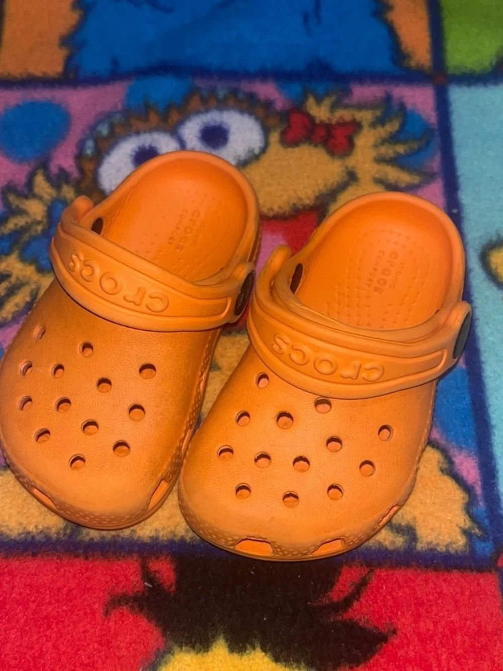Baby CROCS Kids Classic Clog in Bright Orange